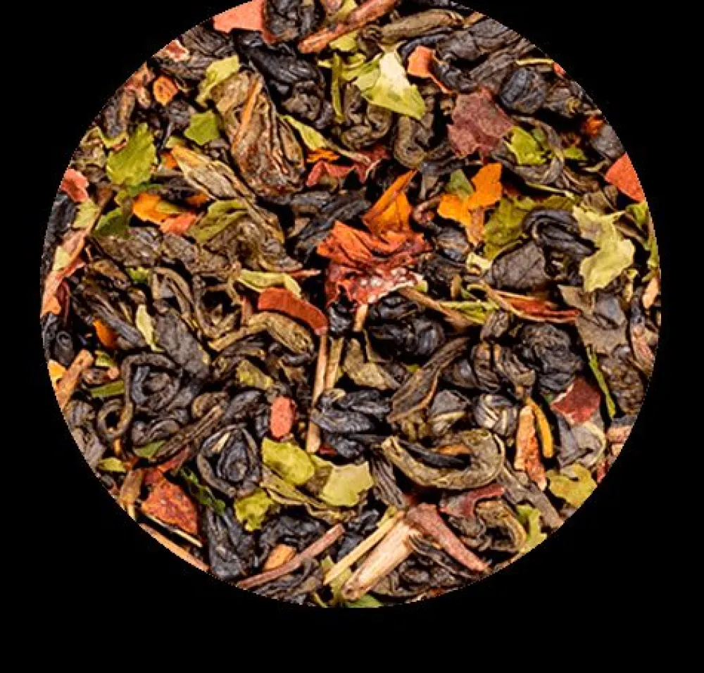 Kusmi Tea Algothé Thé vert bio, menthe bio et algues bio< Thé Vert | Thé Vert