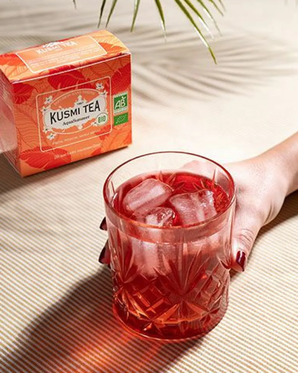Kusmi Tea AquaSummer Tisane hibiscus, pêche, abricot< Infusions Et Tisanes