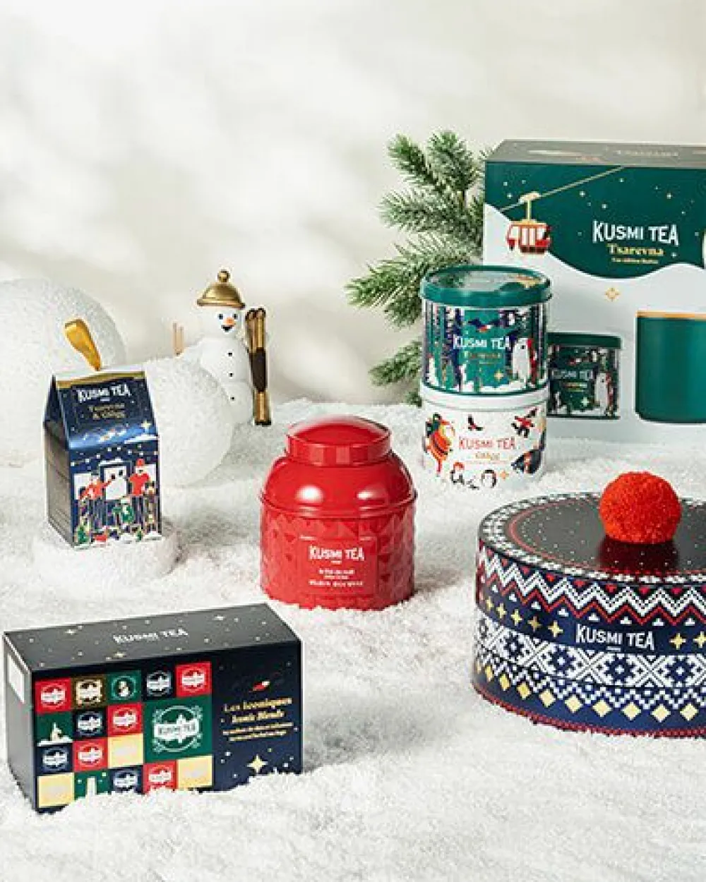 Kusmi Tea Coffret de Noël Assortiment de thés & infusions en sachets< Coffrets
