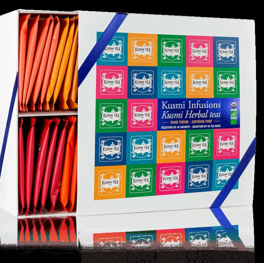 Kusmi Tea Coffret Kusmi Infusions bio Assortiment tisanes en sachet< Coffrets