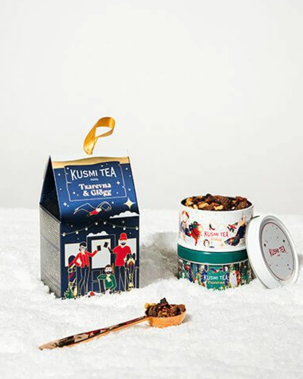 Kusmi Tea Coffret Secret Santa Coffret découverte thé et infusion de Noël< Coffrets | Thés Et Infusions D'hiver