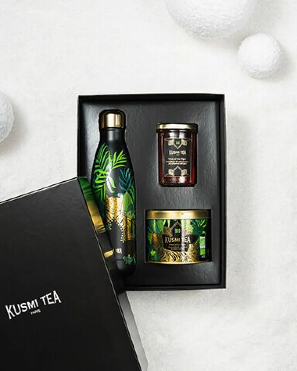 Kusmi Tea Coffret Tchaï of the Tiger Coffret de thé noir, gourmandise et gourde< Accessoires Isothermes | Coffrets