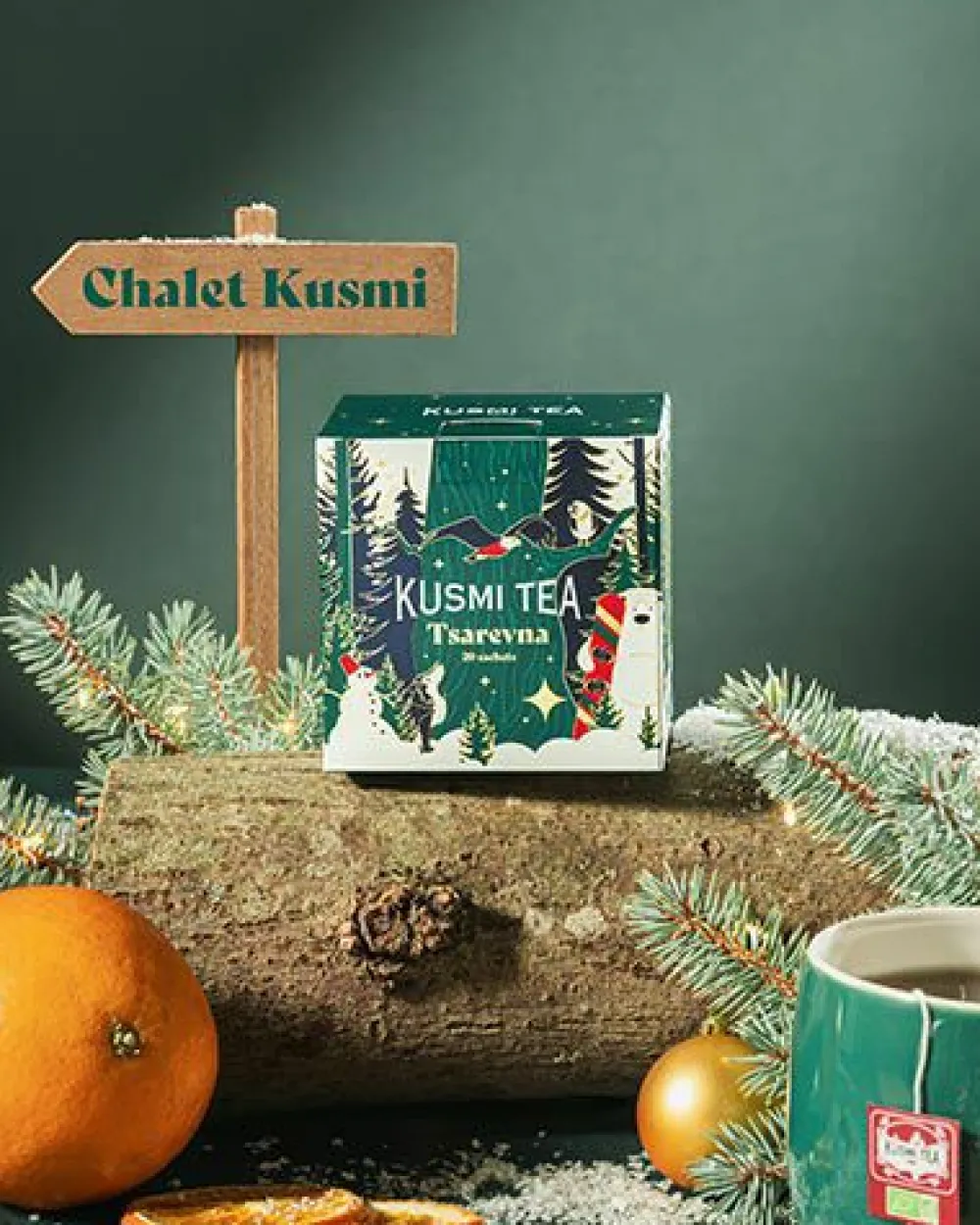Kusmi Tea Duo Noël Tsarevna & Glögg Thé noir et infusion de Noël en 20 sachets< Infusions Et Tisanes | Thés Et Infusions D'hiver