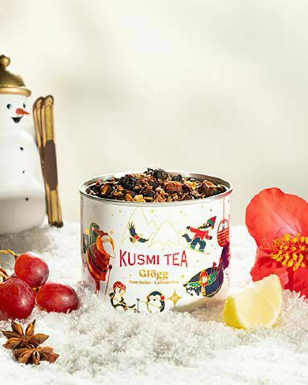 Kusmi Tea Duo Noël Tsarevna & Glögg Thé noir et infusion de Noël en vrac< Coffrets | Infusions Et Tisanes