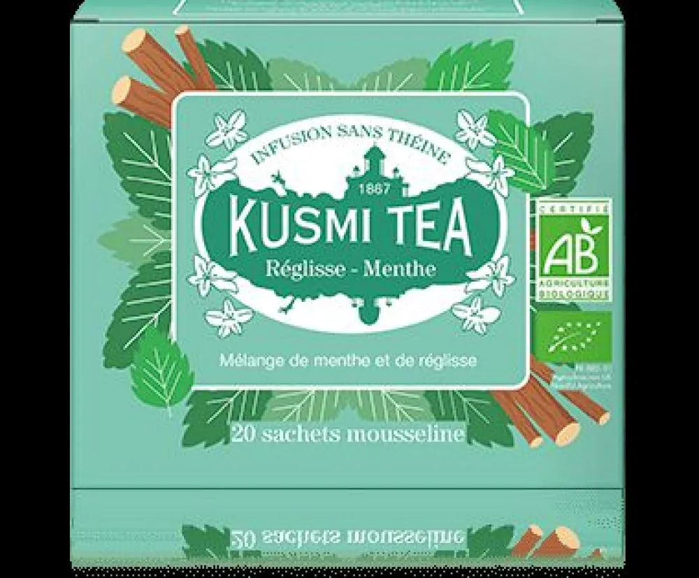 Kusmi Tea Réglisse - Menthe Tisane Réglisse Menthe BIO< Infusions Et Tisanes | Infusion Et Tisane