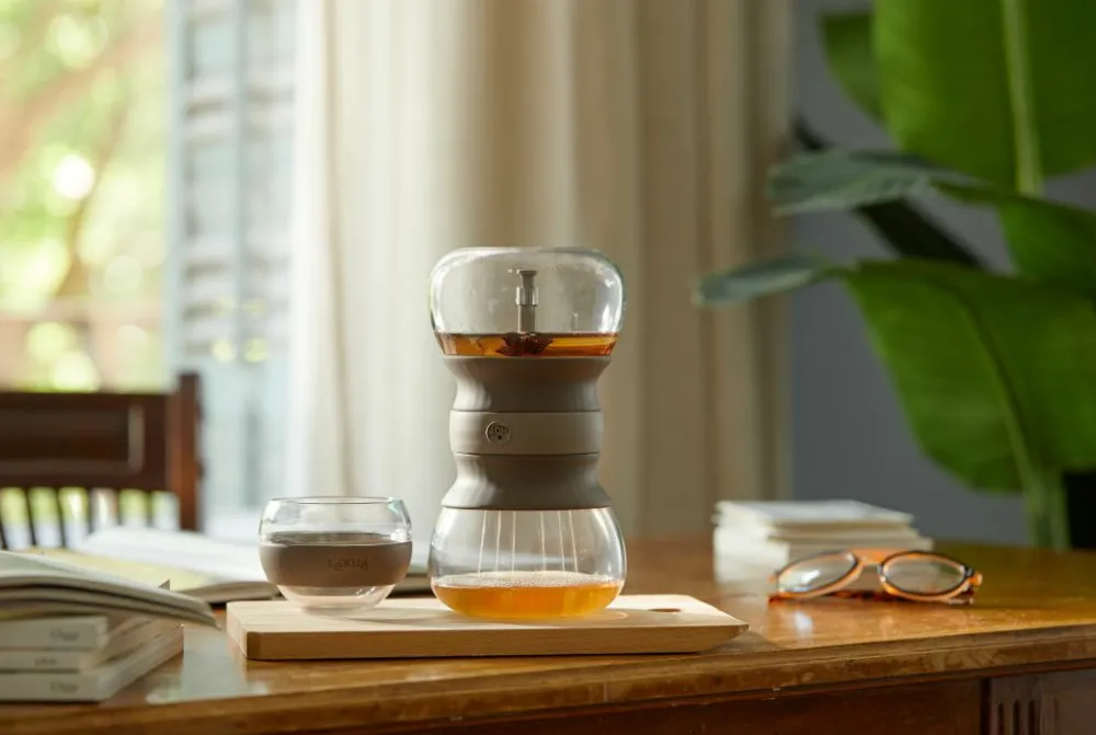 Kusmi Tea Set de préparation du thé en verre 50Cl LÉKUÉ - Calm Tea< Theières