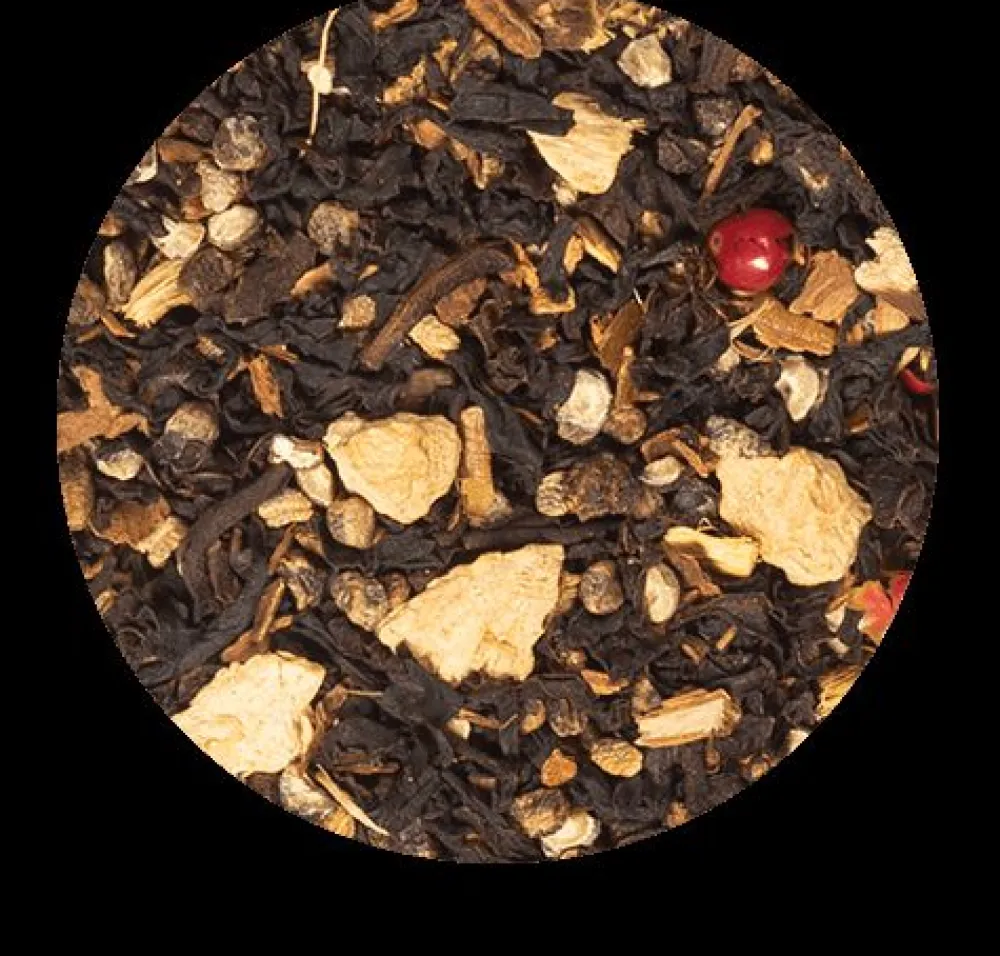 Kusmi Tea Tchaï of the Tiger Thé noir d'Inde bio aux épices< Thé Noir