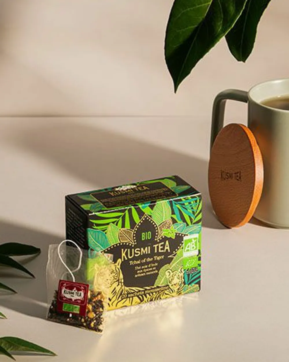 Kusmi Tea Tchaï of the Tiger Thé noir d'Inde bio aux épices< Thé Noir