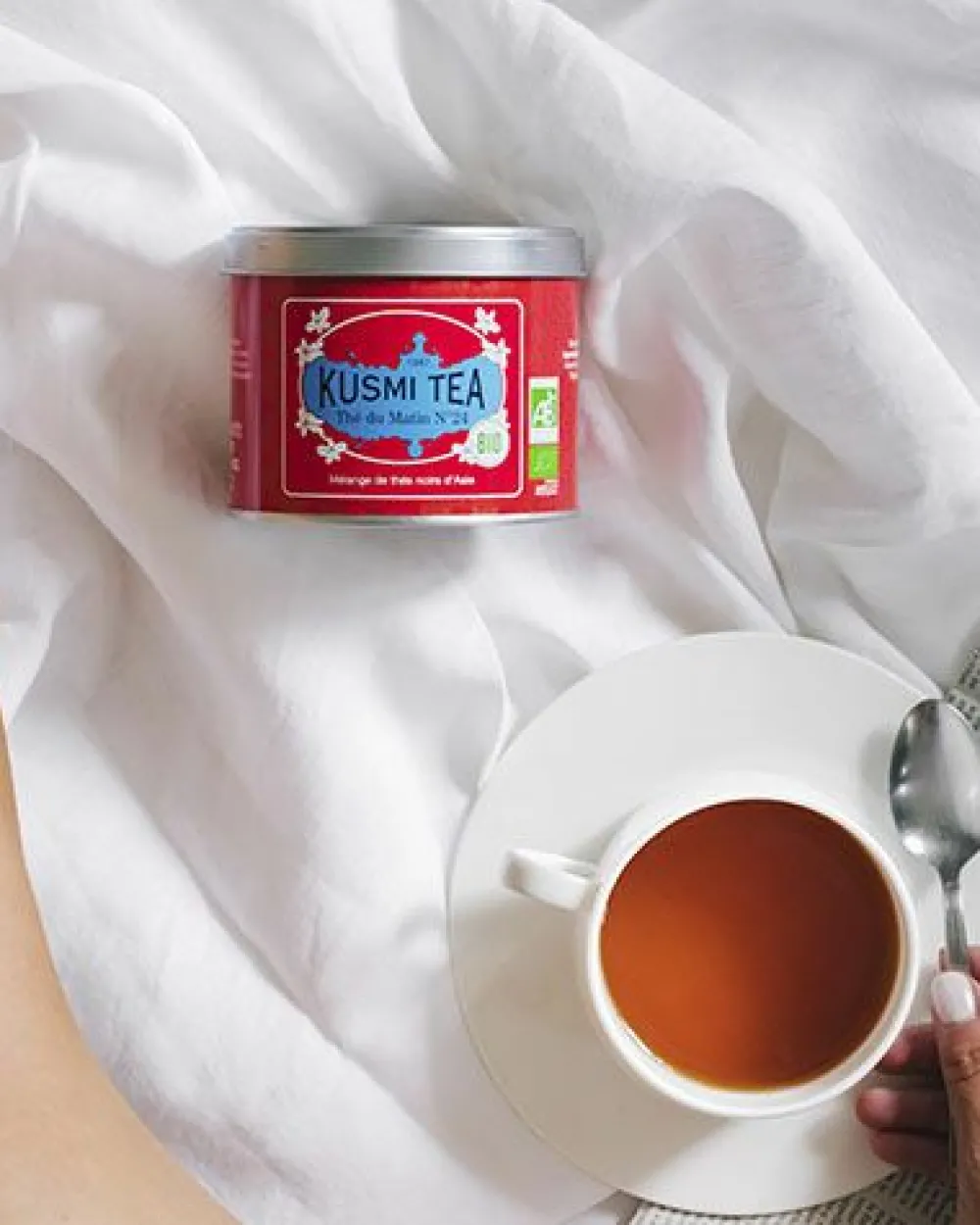 Kusmi Tea Thé du matin N°24 Thés noirs bio : Ceylan, Assam et Yunnan< Thé Noir | Thé Noir