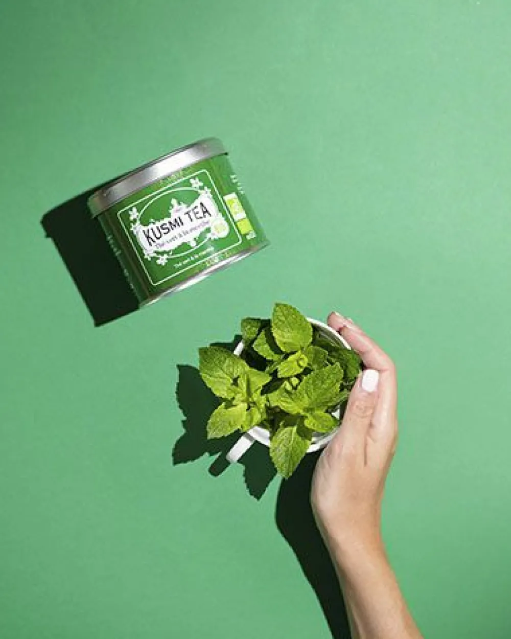 Kusmi Tea Thé vert à la menthe Thé vert bio à la menthe< Thé Vert | Thé Vert
