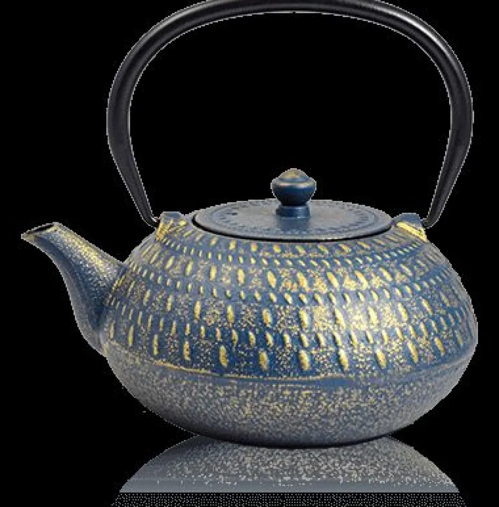 Kusmi Tea Théière en fonte Stripes 1L Avec filtre - JA-UNENDLICH< Theières