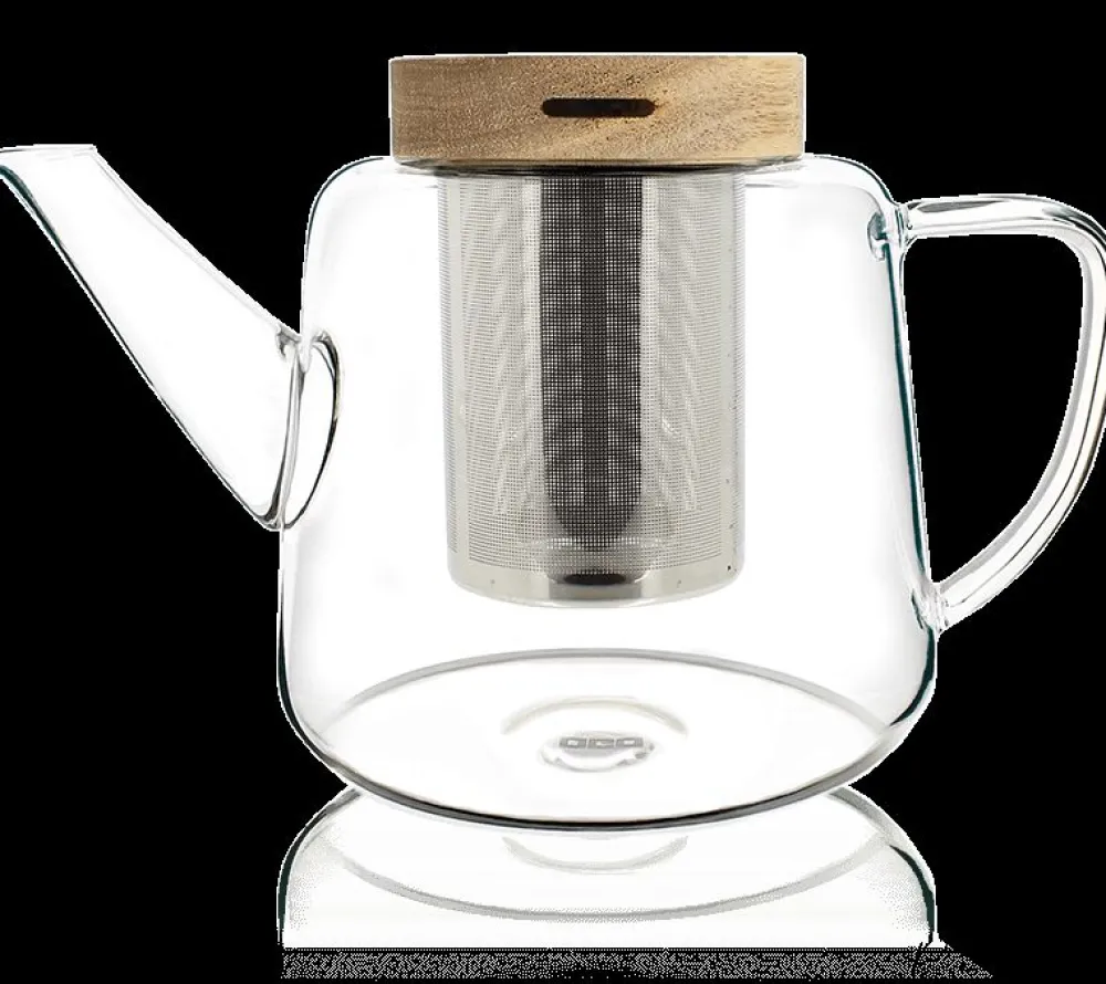 Kusmi Tea Théière en verre 1L avec filtre en inox OGO - Gustave< Theières