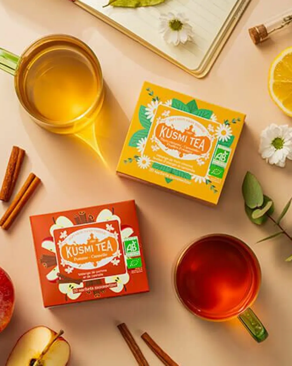 Kusmi Tea Thym citronné - Camomille - Feuilles d’oranger Tisane Camomille, Thym citronné BIO< Infusions Et Tisanes | Infusion Et Tisane