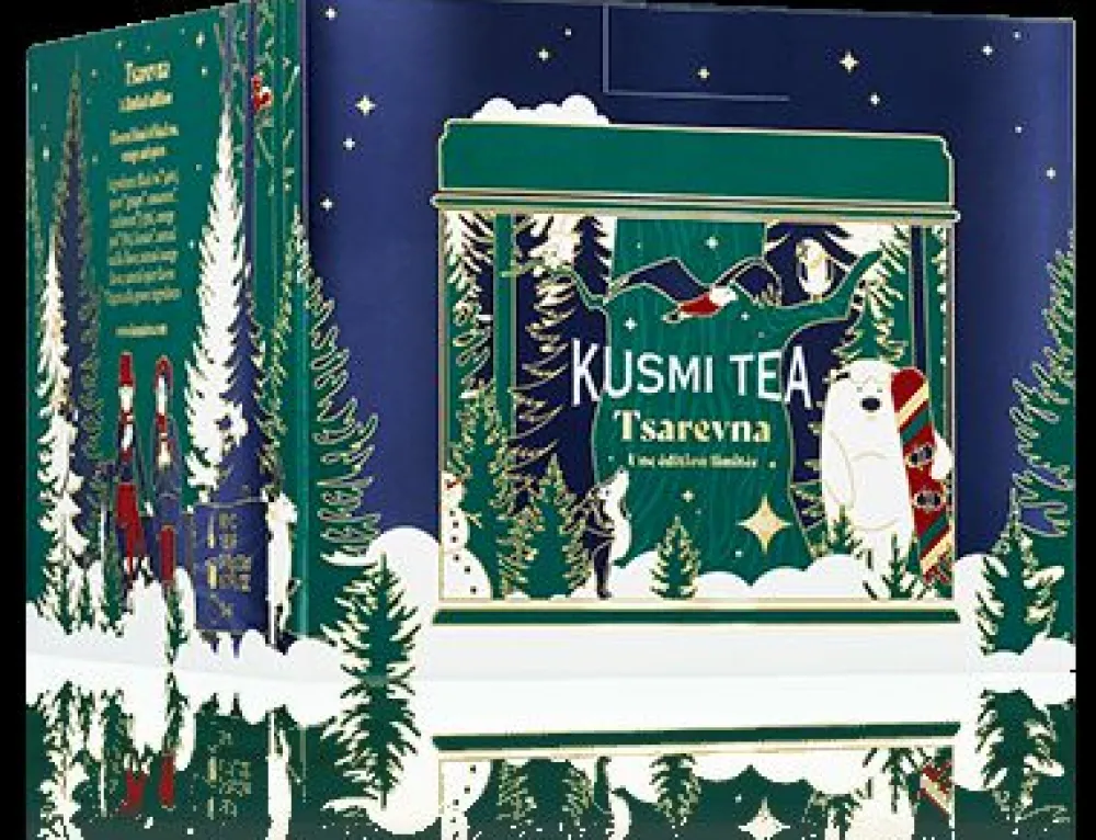 Kusmi Tea Tsarevna Thé noir de Noël aux épices< Thés Et Infusions D'hiver | Thé Noir