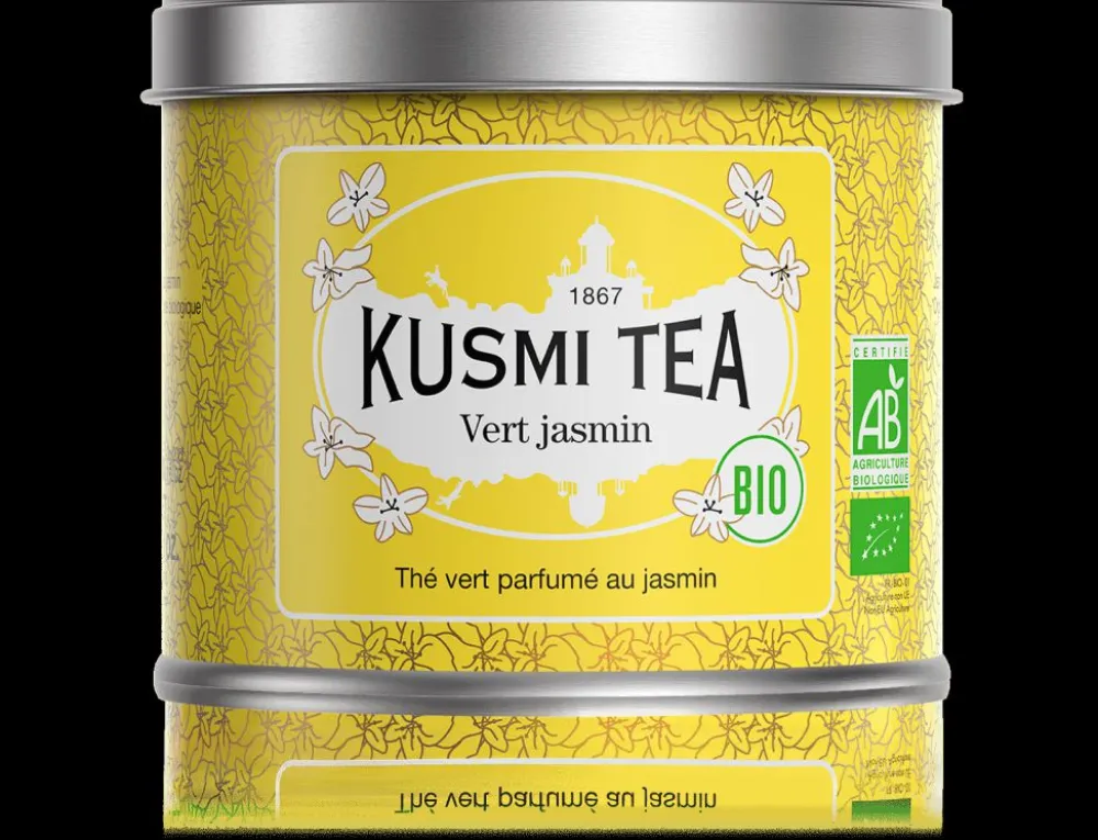 Kusmi Tea Vert Jasmin Thé vert bio au jasmin< Thé Vert | Thé Vert