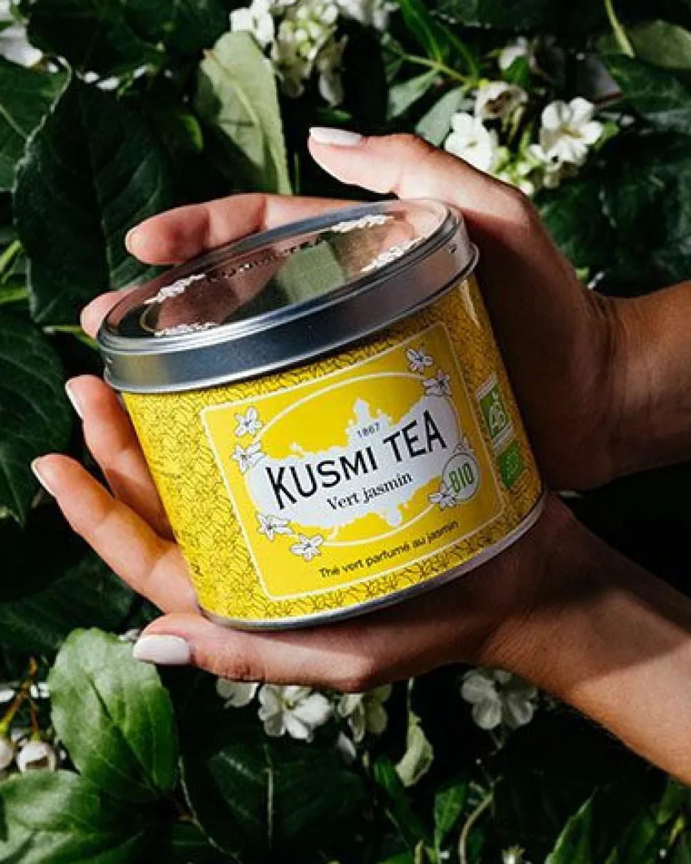 Kusmi Tea Vert Jasmin Thé vert bio au jasmin< Thé Vert | Thé Vert